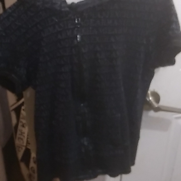 Armani Exchange short sleeved zip up hoodie - Picture 3 of 3